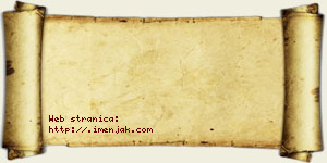 Jana Čikarić vizit kartica